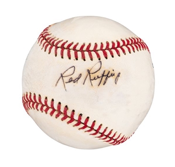 1979-80 Red Ruffing Single Signed Official National League Baseball